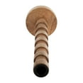 thumbnail image 5 of Sagebrook Home 17589-02 15 in. Textured Wood Taper Candle Holder, Brown, 5 of 9