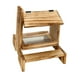 thumbnail image 2 of Comedero de madera para ardillas para exteriores, estable, fácil de llenar, comedero grande para mascotas para cercas de jardín., 2 of 9