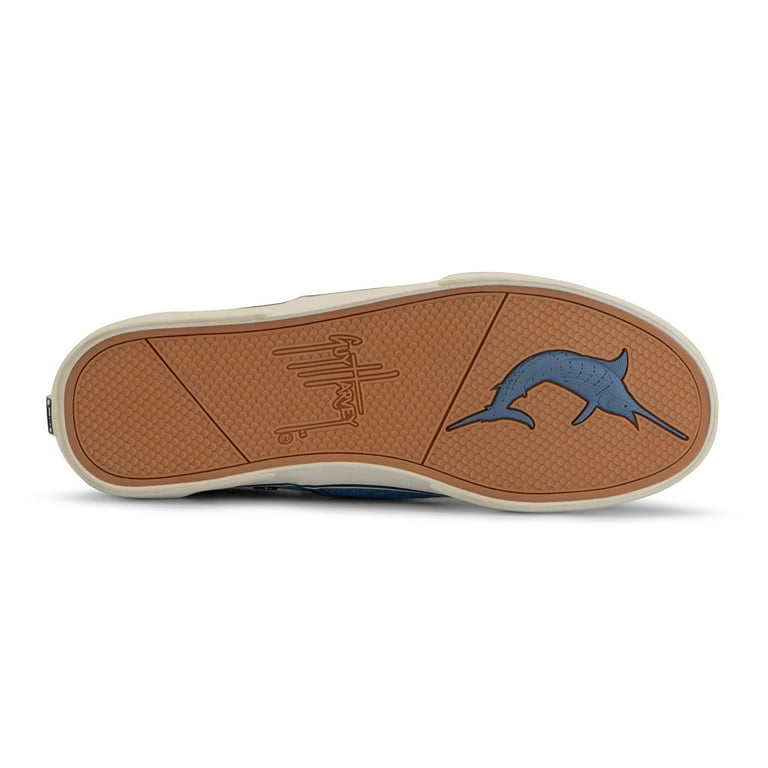 Guy Harvey Pacific Canvas Sneakers - Slip-On Oxford Style