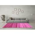 thumbnail image 3 of Ahgly Company Indoor Round Oriental Pink Traditional Area Rugs, 4' Round, 3 of 4