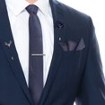 thumbnail image 4 of Juego de 5 corbatas para hombre con clip de corbata y alfiler de solapa: elegante combinación de corbata y pañuelo para negocios, bodas y eventos formales., 4 of 6