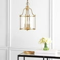 thumbnail image 4 of Safavieh Lighting Collection Sutton Place Brass 90.5-inch Pendant Light, 4 of 5