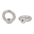 thumbnail image 2 of Unique Bargains M4 Thread Dia 304 Stainless Steel Ring Shape Lifting Eye Nut Fastener 20PCS, 2 of 2