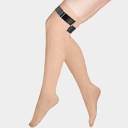 Gotik Leg Rings Punk Leg Harness Garter Belt Elastic Adjustable Leg Garter Belt Harness Thigh Loop for Thigh High Socks