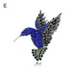 thumbnail image 2 of Soumake Brooch Pin Hummingbird Colored Rhinestone Accessory Exquisite Long Lasting Lapel Brooch Clothes Decor Fashion, 2 of 8