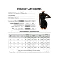 thumbnail image 3 of YAGHYAGH Womens Long Sleeve High Neck Mesh Sheer Spliced Spakle Bodycon Mini Dress, 3 of 4