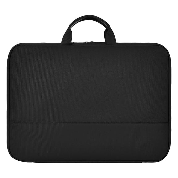 Laptop Sleeve 16-inch for Laptop/Portable Monitor/Notebook/Tablet with Large Capacity Inside Pockets & Durable Handle-Waterproof/Shockproof-Padded Compartments-Zippered Accessory Storage Black