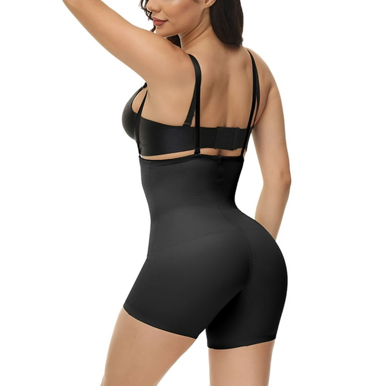 Homgro Women's High Waist Body Shaper Shorts Tummy Control Cami Backless  Firm Compression Butt Lifting Waist Trainer Thigh Slimmer Shapewear Shorts