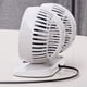 thumbnail image 1 of Enfriador Automático 12V Y 24V Viento Ventilador Aire para Coche Con Doble Cabezal Alimentado Por USB Blanco, 1 of 6