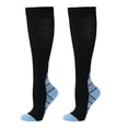 thumbnail image 2 of YAOBAMM Sports Compression Stockings 1 Pair Sports Compression Stockings High Elasticity slip Shockproof Breathable Soft Unisex Running Shin Splints Travel, 2 of 6