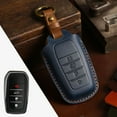 thumbnail image 1 of Lefu Leather Car Remote Key Cover Case Fob Shell Skin For Toyota for Land Cruiser, 1 of 6
