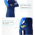 thumbnail image 6 of Usbinx Life Men’s Hooded Full Body Diving Suit Long Sleeve Wetsuit Ice Silk Fabric Surfing Swimming Jumpsuit Sun Protection Quick Dry for Snorkeling S-XXXL, 6 of 7