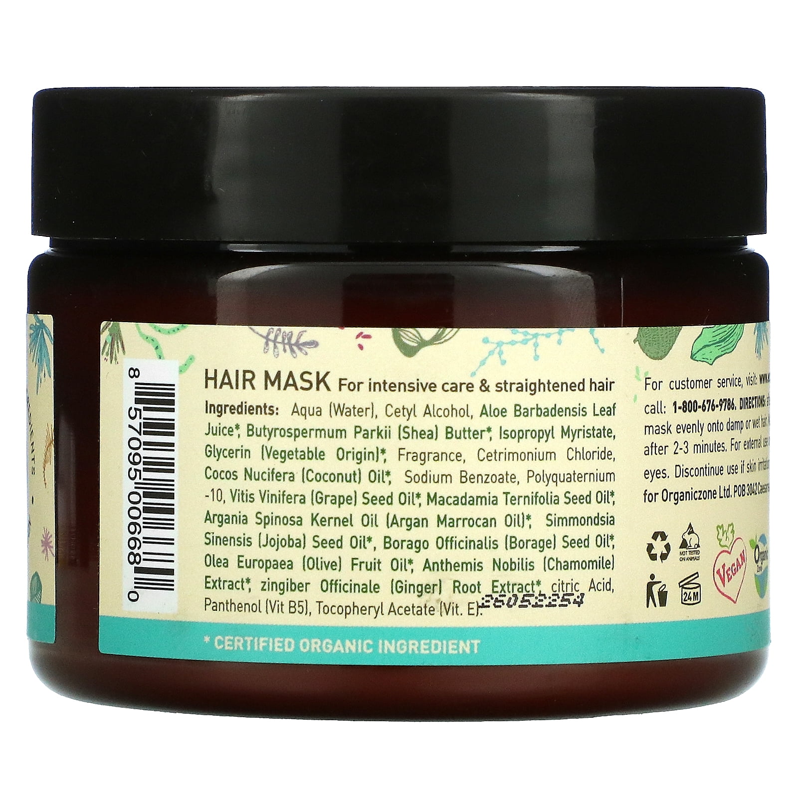 Ecolove - Mask Nut Int Cr Strt Hair - 1 Each - 11.8 Oz
