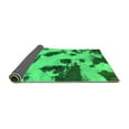 thumbnail image 2 of Ahgly Company Indoor Rectangle Abstract Green Modern Area Rugs, 2' x 4', 2 of 4
