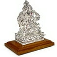 thumbnail image 3 of 999 Pure Silver Degadu Ganesh / Ganpathi idol / Statue / Murti (Figurine #47), 3 of 4