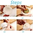 thumbnail image 2 of 3Pcs Dumpling Maker Gyoza Wrappers Empanadas Press Mold Dumpling Mold Set with a Stainless Steel Spoon, 2 of 5