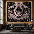 thumbnail image 6 of Highly Scattered Tiny with Starry Specks, Spooky Gothic for Gothic Decor Fans, Dark Art Decor Room Accent, Halloween Gift, Tapestry Wall Hanging for Bedroom and Dorm, 6 of 7