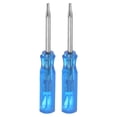 thumbnail image 1 of Unique Bargains 2Pcs Mini Torx Screwdriver T5 Magnetic Star Head 45mm Length for Repair, Blue, 1 of 6