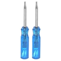 2Pcs Mini Torx Screwdriver T5 Magnetic Star Head 45mm Length for Repair, Blue