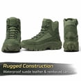 thumbnail image 6 of Tactical-Style Combat Boots for Men, Waterproof Anti-Slip Outdoor Hiking & Work Shoes, Rugged Durable Footwear for Adventure, 6 of 14