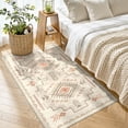 thumbnail image 2 of Lahome Washable 3'x5' Area Rug, Brown Rugs for Living Room, Non-Slip Small Entryway Aztec Tribal Carpet for Bedroom Kitchen Bathroom, Low-Pile Classic Boho Western Decor, Brown, 2 of 8