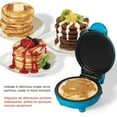 thumbnail image 2 of Mini Pancake Maker - 4" Non-Stick Cooking Surface - Easy to Use & Clean - Blue - 300W, 2 of 3