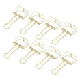thumbnail image 1 of Paper Clamps, Wire Binder Clips Strong Clamping 30Pcs Durable Metal  For Home Gold,Rose Gold,Purple, 1 of 8