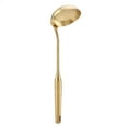 thumbnail image 3 of Stainless Steel Ladle Spoon, Big Soup Ladle Turner Set, Seamless AntiScald Kitchen Tool for Cooking. Suitable for Home Cooking, Stainless Steel Material, Rose Gold, 2 Pieces, 3 of 7