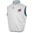 thumbnail image 2 of Men's Franchise Club White Georgia Bulldogs Softshell Full-Zip Vest, 2 of 3
