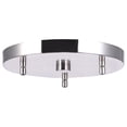 thumbnail image 4 of Woodbridge Lighting Elise 3-Light Clear Glass Cluster Pendant in Satin Nickel, 4 of 4