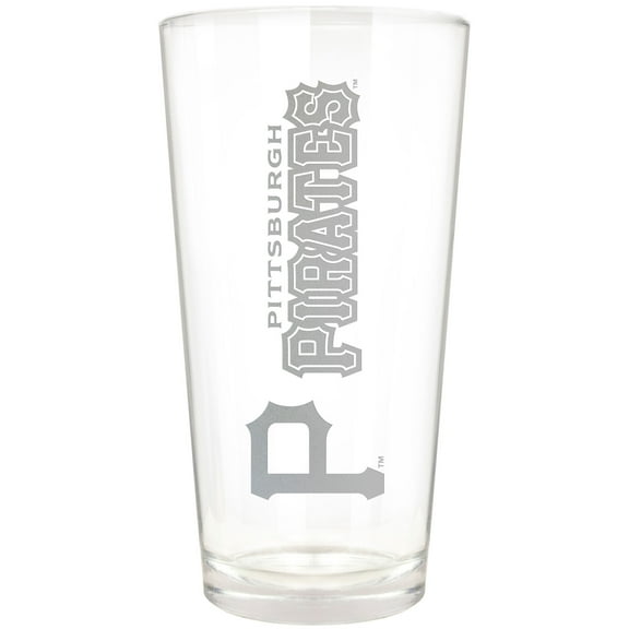 Pittsburgh Pirates Etched 16oz. Vertical Rally Cry Pint Glass
