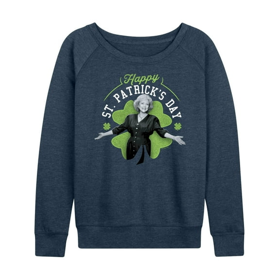 Golden Girls - Happy St. Patricks Day - Women's Lightweight French Terry Long Sleeve Shirt