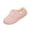 Pink_012, variant on Women's Fleece Lined Faux Suede Mule Slippers, Adjustable Drawstring Slip-On Winter Clogs, Non-Slip Warm Indoor Outdoor House Shoes White 5.5(EU-36)