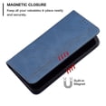 thumbnail image 5 of Iphone 11 Case Wallet Magnetic Closure Foldable Protective Anti-theft Brush Cover - Blue, 5 of 5