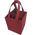 thumbnail image 3 of Bolsa de vino de fieltro de 6 rejillas, ideal para compras, bodas, fiestas, camping y otras ocasiones., 3 of 4