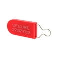 thumbnail image 2 of Secure Cable Ties Red Plastic Padlock Security Seal with Metal Wire - 100 Pack, 2 of 4