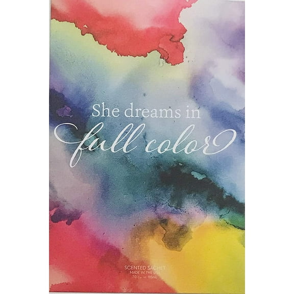 Expressive Scent 6 Pack Large Scented Sachet, Long Lasting Air Freshener- She Dreams in Full Color