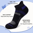 thumbnail image 2 of 10 Pairs Boys Socks For Kids 4-6 8-10 6-8 Years Old Athletic Ankle Socks Short Cotton Socks With Cushioned Sole锛圡), 2 of 6