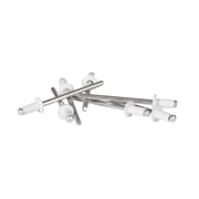 Arrow Fastener RSAW1/8IP Short White Aluminum 1/8-inch Rivets, 100-Pack