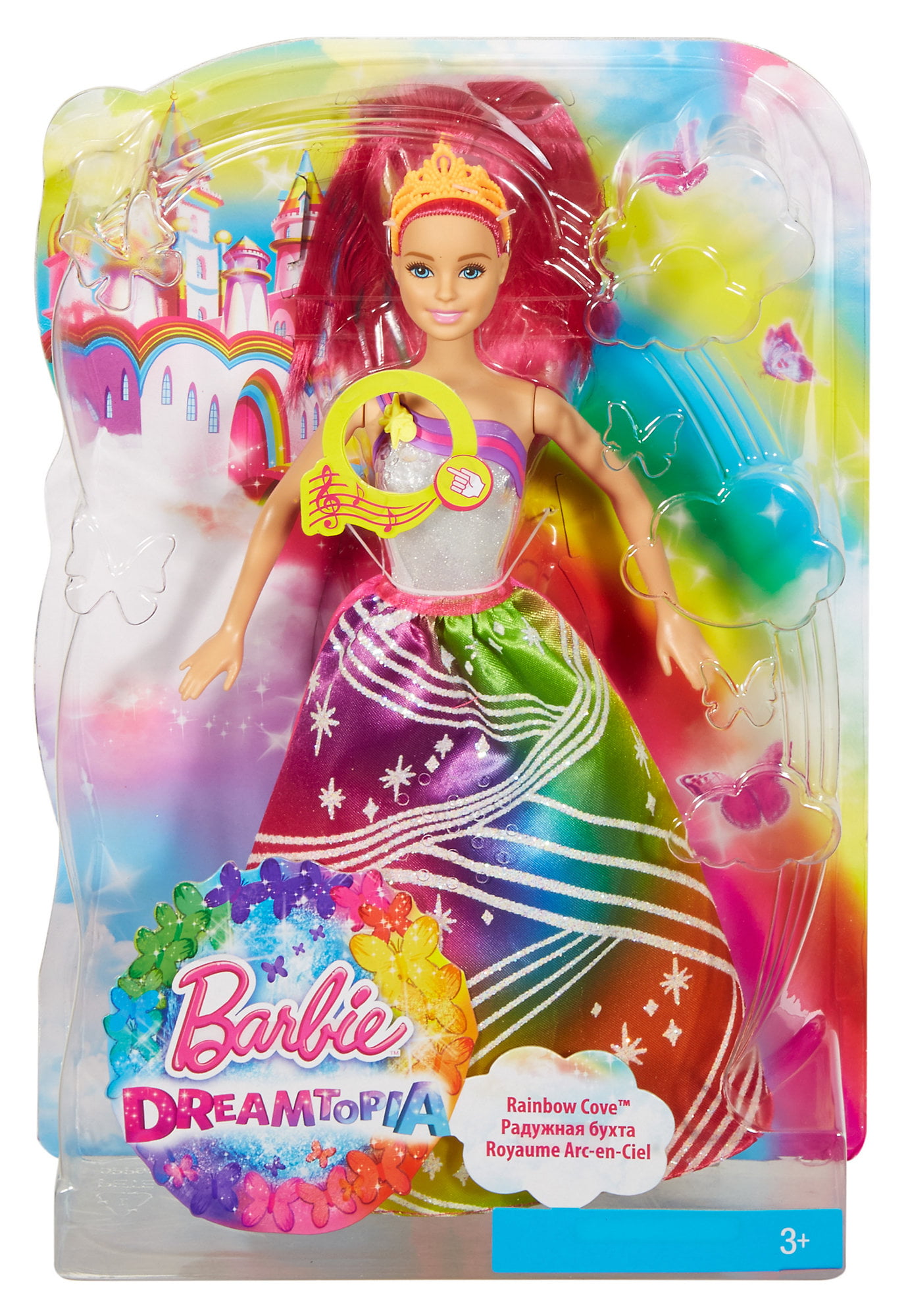Barbie Rainbow Cove Light Show Princess Bambola Figura Giocattolo per Bambini Accessori 