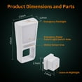 thumbnail image 5 of Dawnrise 5-in-1 Power Failure Night Light, Multifunctional Emergency Lights, Inductive Rechargeable, 3-Pack, 5 of 8
