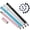Rubber Tip-Set B, variant on MEKO 4 Pack Stylus Pen for Touchscreen, 2-in-1 Rubber Tip Stylus with Replaceable Tips, Universal for iPhone iPad Android Tablets, Includes 20 Extra Tips