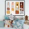 thumbnail image 2 of Designart 'Compostion Minimalistic of Organic Shaped Pebbles' Modern Framed Canvas Wall Art Print, 2 of 5
