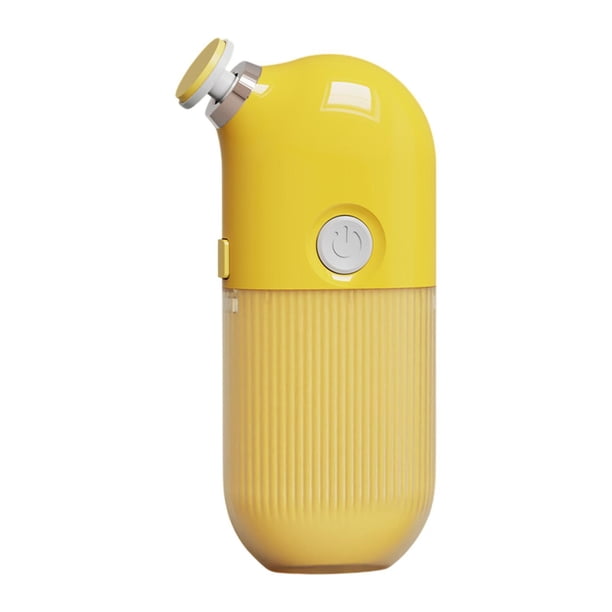 Recortadora de uñas para niños eléctricos con 6 cabezas de molienda reemplazables, universal ajustable para niños y adultos Archivo de uñas seguras Amarillo