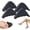 Black, 2 Pairs, variant on Soft Sponge Adjustable Shoe Filler, Reusable Shoe Toe Inserts for Loose Shoes, Unisex Size Inserts for High Heel Shoes (Beige, 2 Pairs)