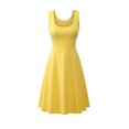 thumbnail image 1 of Nouvelle Robe en Coton à Col en U pour Femmes, Jupe-Culotte Tridimensionnelle, 1 of 1