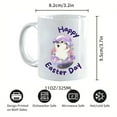thumbnail image 2 of Dsscvnef Easter Bunny Coffee Mug Holiday Funny Ceramic Cup 325ml Colorful Party Tableware for Home School Decorations, 2 of 5
