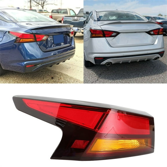 munirater Rear Brake Lamp Assembly Taillight Left Driver Side Replacement for 2019 2020 Nissan Altima Brake Light Turn Signal Light Stop Signal Bulb