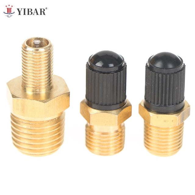 Automobile Tire Valve Core Tire Valve Tire Pressure Monitoring 1/4 1/8 NPT ValveC He Qiyong unisex