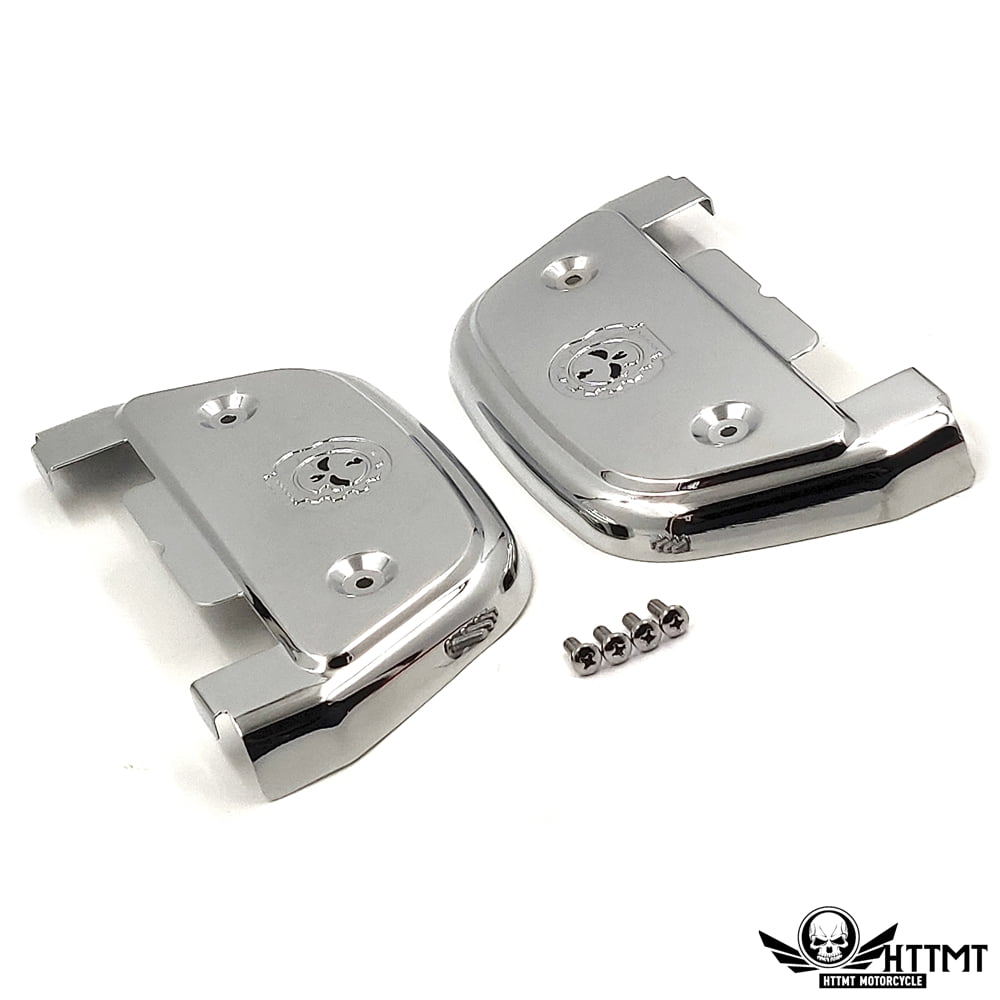 Compatible with Black Passenger Floorboard Mounts Mounting Brackets Harley FLH Touring 93-08 HTTMT MT216-124